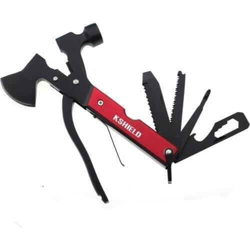 14 In 1 Multi Plier Folding Knife Tactical Survival Camping Outdoor Hatchet Axe Machete Hammer Foldable Screwdriver Hand Tool