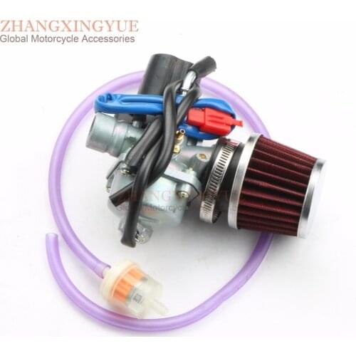 19mm Carburetor Moped Carb for 2 Stroke Candy 50 lron 50 Kallio 50 Race GT50 Race GT50B Speed 50 Spin GE50 2T 1E40QMB 1PE40QMB