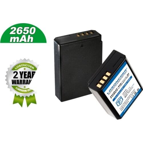 2650mAh LP-E10 LP E10 Camera Battery For Canon EOS 1100D 1200D 1300D 1500D 2000D 4000D 3000D Rebel T3 T5 T6 KISS X50 X70 L10