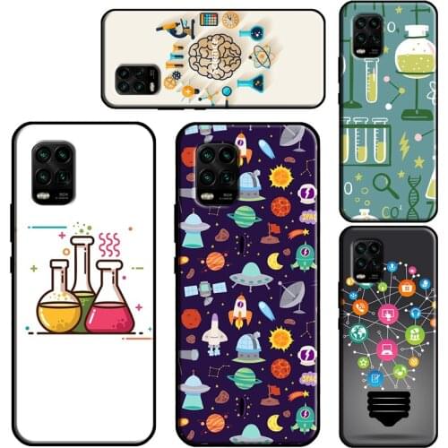 Science Studies Icon Case For Xiaomi Mi 11 Lite Ultra 9T 10T Pro Mi Note 10 Lite POCO F3 M3 X3 Pro TPU Cover