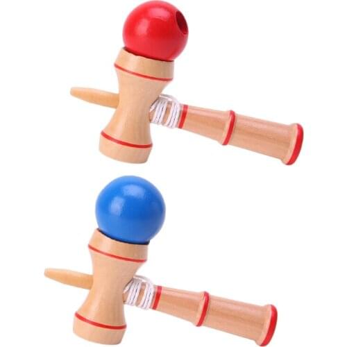 Kids Kendama Ball Japanese Traditional Wood Game Balance Skill Educational Toys