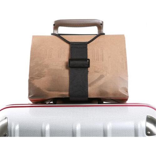 Add A Bag Strap Travel Luggage Suitcase Elastic Adjustable Belt Carry On Strap Baggage Bungee Security Accessories Supplies