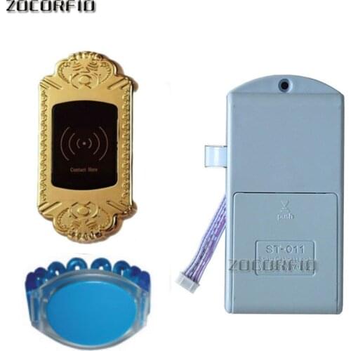 Metal shell natatorium 125KHZ RFID Electronic Cabinet Lock for lock+1 waterproof Hand tags