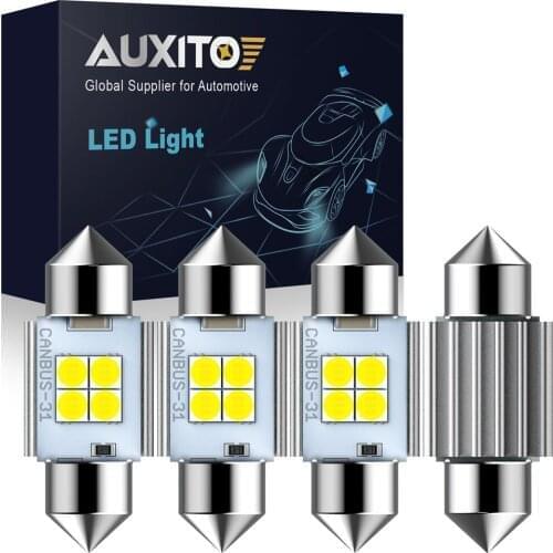 4Pcs C5W LED CANBUS 31mm 36mm 41mm Festoon Car Interior Lights Lamp Trunk Dome Bulb Light For Mazda 2 3 5 6 2012 2013 2014 2015