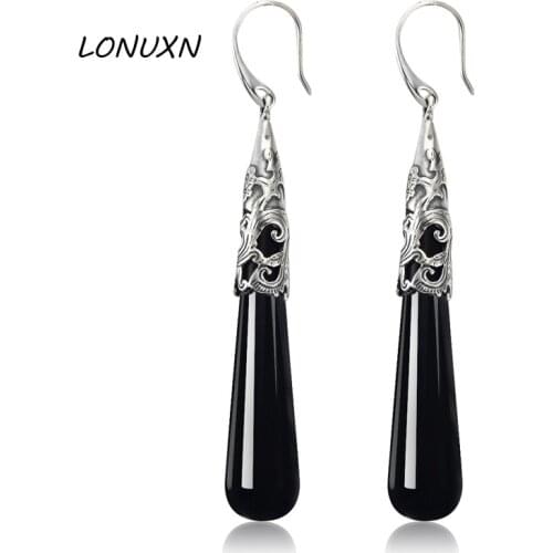 LONUXN Earrings Rings