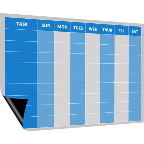 8 Pen Magnetic Whiteboard Weekly whiteboard-Dry Erase White Board For Fridge Monthly Planner Chart for K