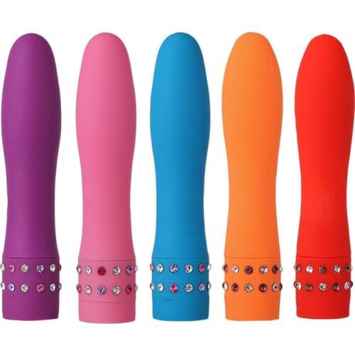 Mini Diamond G-Spot Massage Bullet Vibrator Magic Wand Muti-Speed Clitoris Stimulator Sex Toys for Women Vibrating Dildos
