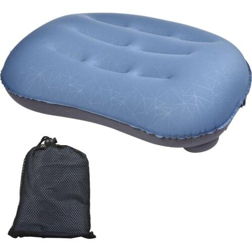 Camping Inflatable Pillow Outdoor TPU Trip Nap Neck Pillow Square Air Cushion Rest Pillow Lunch Break Cushion For Camping Travel