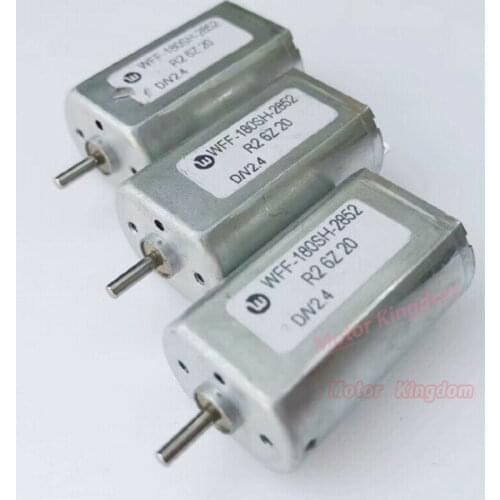 FF-180SH DC Electric Shaver Motor 2.4V 8300RPM Precious Metal Brush Mini 180 Motor 2mm Dia Shaft