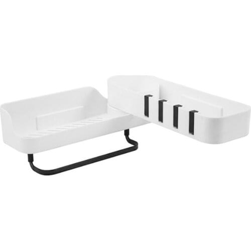 Bathroom Corner Storage Shelf,Storage Organizer Rotatable for Bathroom&Kitchen,Shower Caddy Basket with Hook