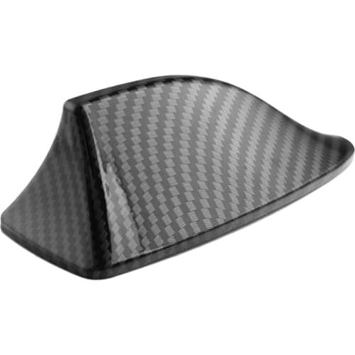 Universal Carbon Fiber ABS Antenna Aerial Car Auto Roof Shark Fin Decorative Cover Trim