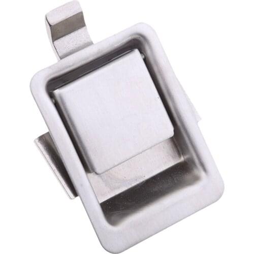Stainless Steel Recessed Mounted Latch Mini Flush Mount Paddle Handle Lock for RV/Camper/Trailer/Cabinet/Tool Box Etc