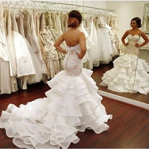 Yipeisha Sleeveless Wedding Dresses