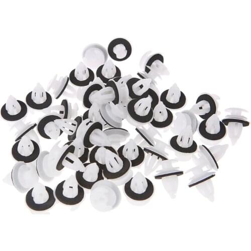 QILEJVS 50Pcs/Bag Door Panel Clips With Seal Ring For BMW E34 E36 E38 E39 E46 M3 M5 Z3 X5