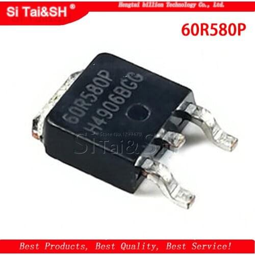 10PCS 60R580P instead of 50R380PTO-252 package