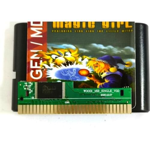 Magic Girl 16 Bit MD Game Card Sega Mega Drive Genesis
