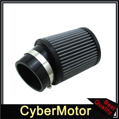 2-7/16"=62mm Angled Fabric Air Filter For 6.5 HP Honda Clone GX160 GX200 Engine Go Kart