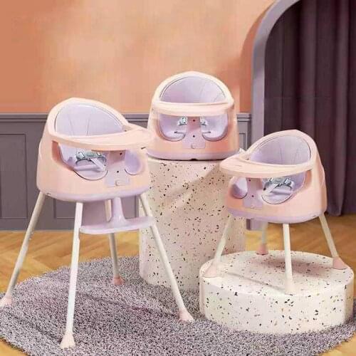 3:1 baby high chair for Babies and Toddlers with Safe Meal Tray Adjustable Height Children High Chair