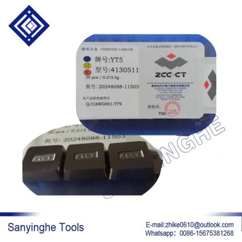 4130511 YW1/YW2/YT5 free shipping high quality sanyinghe 30pcs/lots cnc carbide turning inserts welding inserts cnc blade