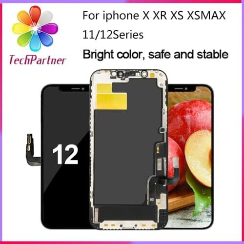 OEM quality For iPhone 12 /12 Pro 11 X XR XS Max OLED Display LCD Touch Screen Digitizer For soft XS MAX