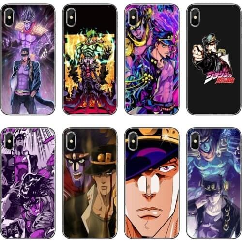 Jotaro Kujo Star Platinum jojo Accessories Phone Case For iPhone 12 11 Pro Max Mini XS Max XR X 8 7 Plus 6 6S Plus 5 5S SE 2020