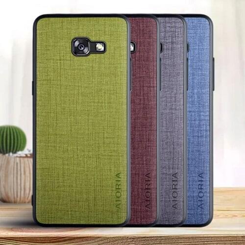 Case for Samsung galaxy A5 2017 A520 coque Cross pattern PU Leather skin soft TPU hard PC cover for samsung A5 2017 A520 case