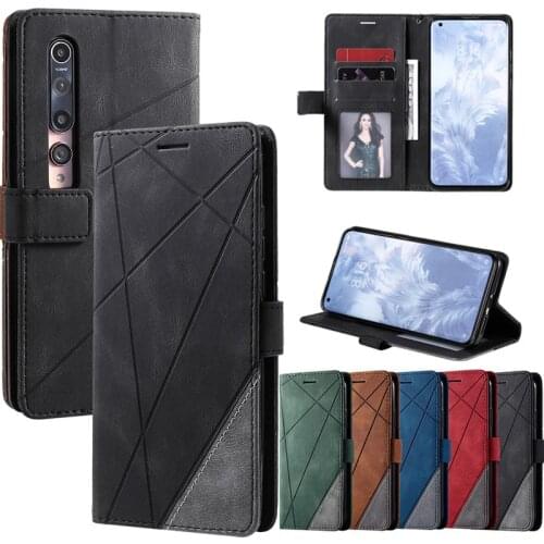 Case na for Etui Xiaomi Mi 10 Pro Mi10 5G Cover Soft Flip Leather Case Xiaomi Mi Note10 Pro Mi Note10 Coque Wallet Phone Cover