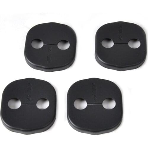 CITALL New 4pcs Car Door Striker Cover Lock Protector Antirust for Kia Sorento Optima Hyundai Santa Fe 2012 2013 2014 2015