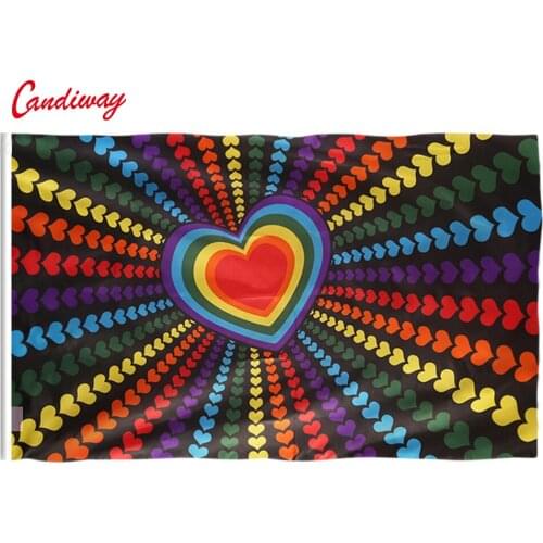 Hot Sale Love Flags Party Special 3X5 FT 90*150 Polyester Flag