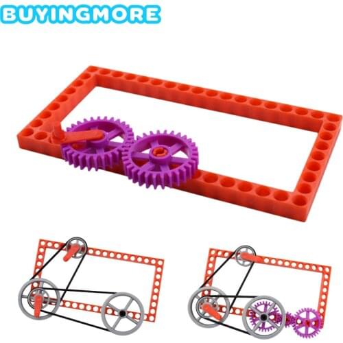 DIY Kit Gear Pulley Physics Toys for Kids Educational Tecnologia Science Experiment Sets Learning Toys Plastic Model Assemble