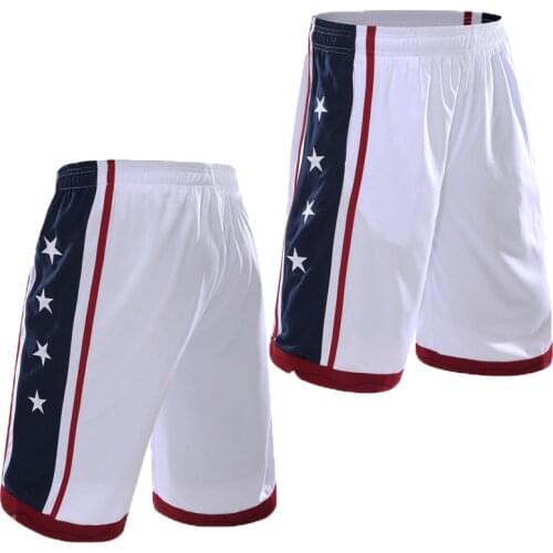 NEW 2020 USA Basketball Shorts Sport Training Men GYM Shorts Loose Pockets Mens Summer Running Fitness Jogging short Trouser