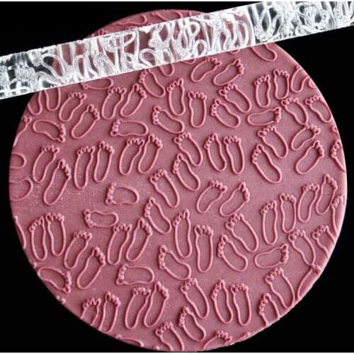 New Design Embossing Rolling Pins Sugar Craft Tool Fondant Cake Decoration Moon Star Shape Pastry Tool Kitchen Accessories Gift