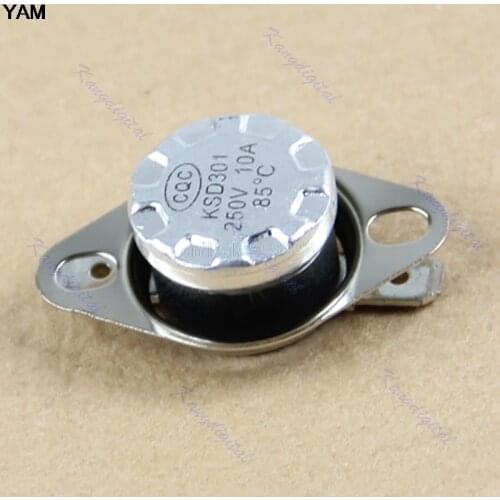 1pcTemperature Controlled Switch KSD301 85 degree Normal Close NC Thermostat 250V 10A