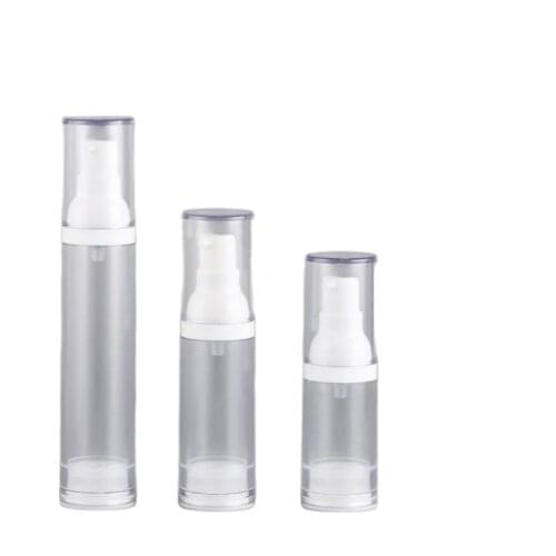 20ml clear Airless Bottle white Pump Lid Sprayer Toner/Serum/Lotion/Emulsion/Foundation/UV Essence Cosmetic Packing