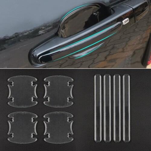 Transparent Protective Film For Car Door Handle Bowl Anti-scratch Protective Sticker Universal Invisible Scratches Protection