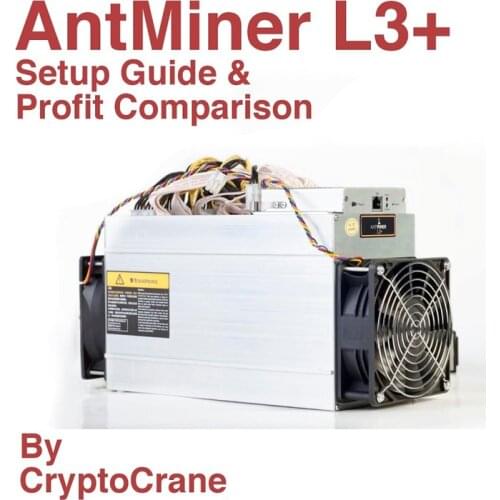 Cheapest price in stock Antiminer L3+ miner for litecoin with original PSU Ship within 1 week 504Mh/s