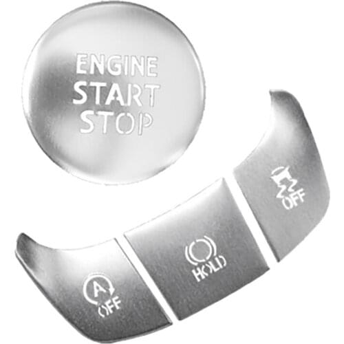 Engine Start Stop Keyless System / Gear Shift Button Sequins Cover Trim for Toyota C-HR CHR 2016-2021