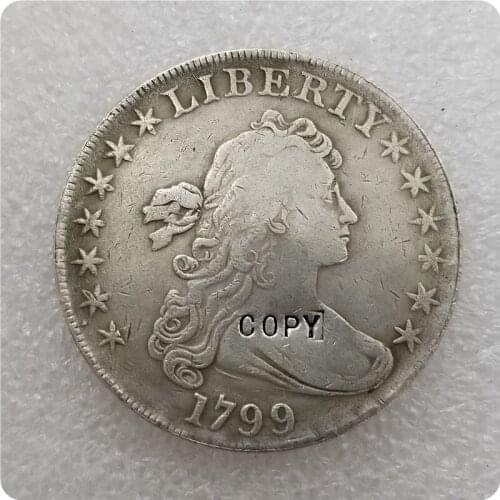 USA 1799 Draped Bust Dollar Copy Coin commemorative coins-replica coins medal coins collectibles