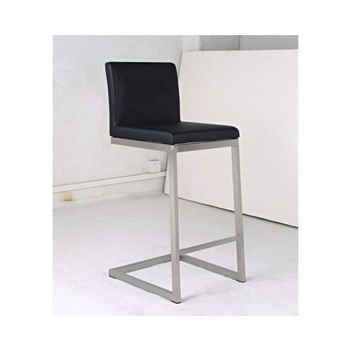 Chinafurniture modern fashion brushed stainless steel bar chair lounge chair high chair bar lift chair