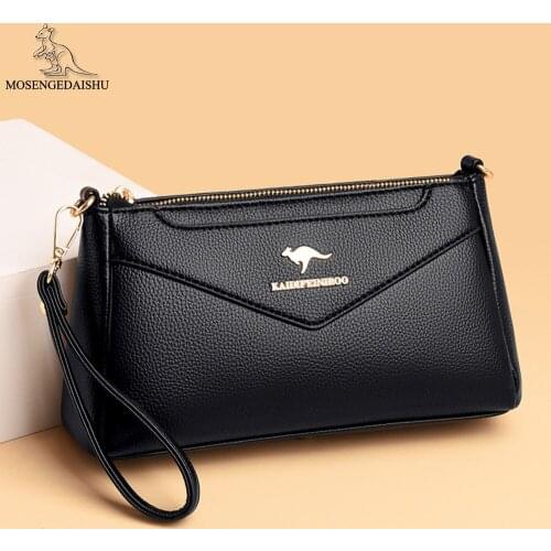 Fashion Letter Designer Ladies Shoulder Bag New Solid Color Womens Clutch High Quality PU Leather Women Messenger Bags Bolsos