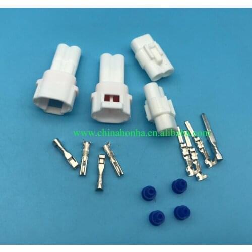 10pcs/lot 2 Pin MT090 2.3mm Male Female Locking Connector Waterproof Automotive Motorcycle Plug 6187-2171 6180-2181