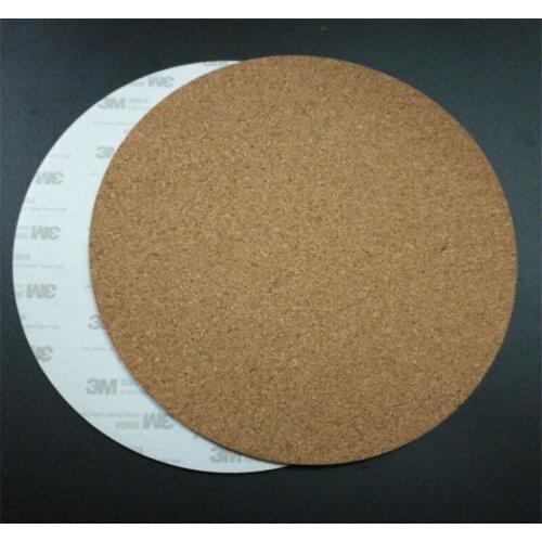 2pcs* 170mm round adhesive cork sheets for Kossel/Delta 3D Printer Heatbed Bed Hot Plate Issulation Cork sheet