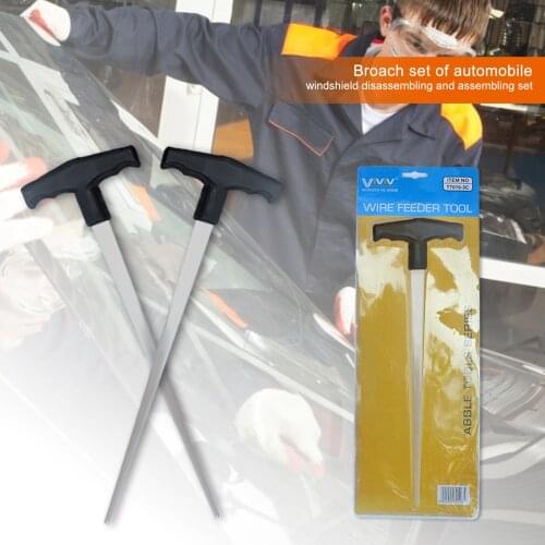 2021 Glass Remover Lightweight Removing Tool For Car T-shaped Steel Index Threader Extension Wire Threader Glass Remover Repair