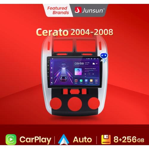 Junsun V1 2G+32G Android 10.0 RDS For Kia Cerato 1 LD 2004-2008 Car Radio Multimedia Video Player Navigation GPS 2 din dvd
