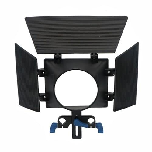 Camera Video Lens Hood for Canon 5Diii for Nikon for Sony DSLR Matte Box 15mm Rail Rod Support System Photo Studio Accessories