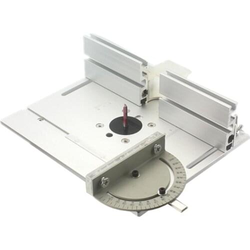 Router Table Insert Plate Woodworking Benches Table Saw W Miter Gauge Guide Aluminium Profile Fence Sliding Brackets