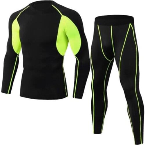 ICESNAKE Motocross Racing Riding Thermal Underwear Set Motorcycle Long Sleeve Pants Motorbike Shirts & Tops Bottom Suit