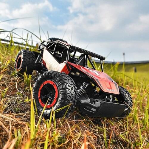 Remote Control Car 1:14 Aluminium Alloy Off Road Monster Vehicle Hobby Truck Electric Hobby Large Size Kids High Speed Racing