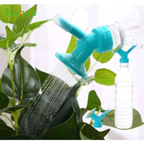 2 In 1 Plastic Sprinkler Nozzle For Flower Waterers Bottle Watering Cans Sprinkler Shower Head Garden Tool