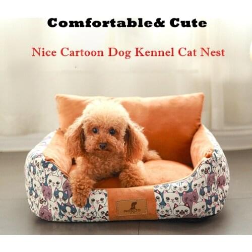 Luxury Dog House Washable Pet Sofa For Small Medium Large Dogs Warm Dog Bed Mat Cat Nest Puppy Kennel Teddy Cushion cama perro